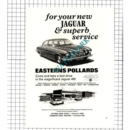 Easterns Pollards Widford Essex Advert - 1968 Clipping / Print
