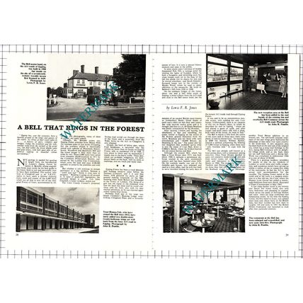 The Bell Hotel Epping Essex - 1968 Article / Print