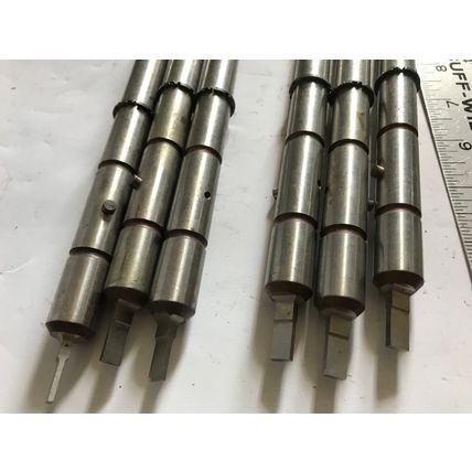 LOT 6 1/2 STRIPPIT,WILSON 093X256,TURRET RECTANGLE PUNCH WT.067X.256 RT,EM