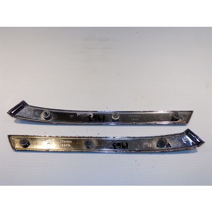 1963 Plymouth Valiant Roof Pillar Emblems OEM 2243294 2243295