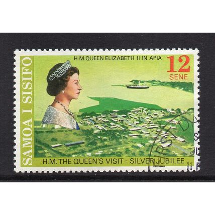 Samoa - 1977 - 12s Queen Elizabeth II Silver Jubilee (sg479) Used