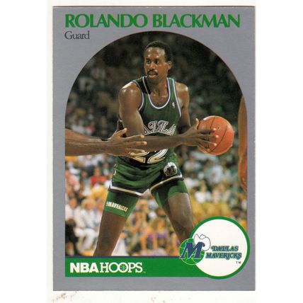 1990-91 Hoops Rolando Blackman basketball card #82 - Mavericks