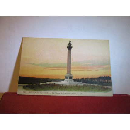 COLONNE DE LA GRANDS ARMEE, BOULOGNE-SUR-MER, FRANCE unused antique postcard =