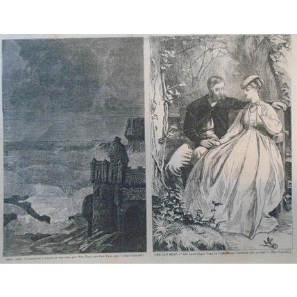 "The Death Of Columbus" (Story On Verso) - Harper's Weekly, March 28, 1868