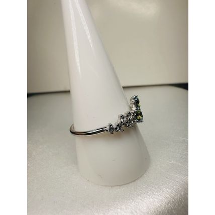 Bomb Party Sz11 Revealed BP Ring RBP Triple Bicolor Blue/Grn 925 Sterling Silver