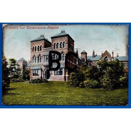 Postcard Coventry & Warwickshire Hospital West Midlands