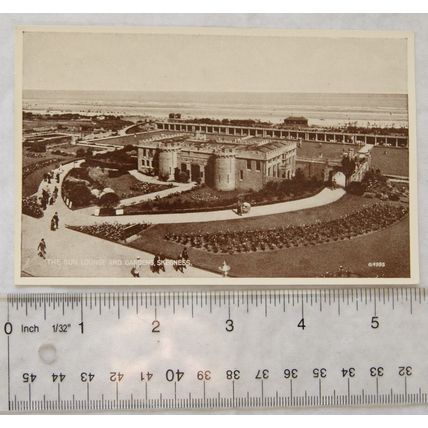 vintage postcard Skegness The Sun Lounge & Gardens