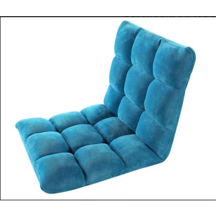 Microfiber Reclining Floor Chair, Gaming Sofa Chair, Adjustable, Cushioned