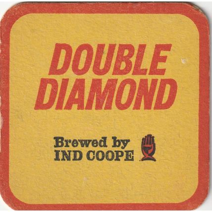 BEER MAT - IND COOPE BREWERY - DOUBLE DIAMOND - (Cat No 150) - (1969)