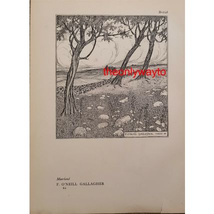 Osaka, Japan, Mortimer Menpes (Moorland On Reverse), Book Illustration, 1901