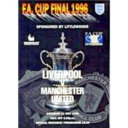 LIVERPOOL v MANCHESTER UNITED FA CUP FINAL 1996