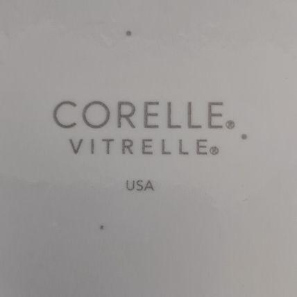Lot 4 Corelle BANDHANI or SPLENDOR 6 1/4" Cereal BOWLS Red Rim Band Soup