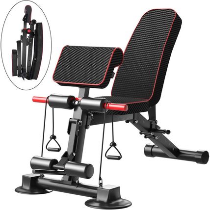 Adjustable Weight Bench - Utility Workout Benches for Exercise, Free Installatio