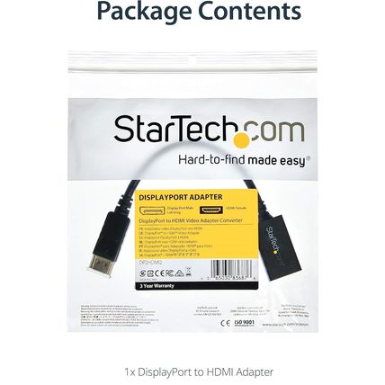 NEW StarTech.com DP2HDMI2 DisplayPort to HDMI Video Adapter Converter