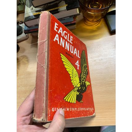 1954 "EAGLE ANNUAL NUMBER 4" DAN DARE ILLUSTRATED HARDBACK BOOK (P5)