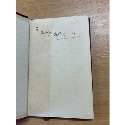 1917 RUDYARD KIPLING "DEPARTMENTAL DITTIES" FICTION RED LEATHER BOOK (P3)