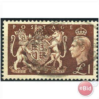 1951 SG512 £1 Brown Fine Used