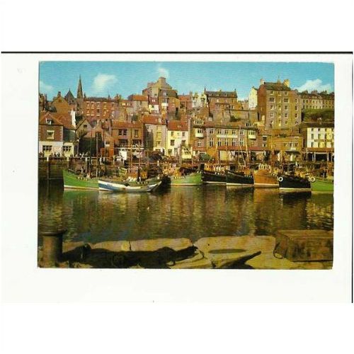 Yorkshire WHITBY Harbour Postcard by J.Arthur Dixon (PYC/80213/X)