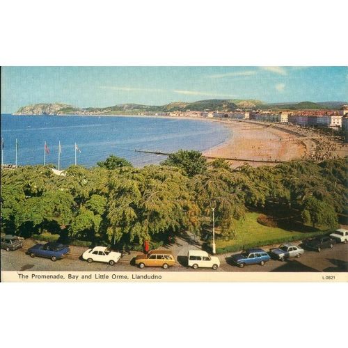 The Promenade, Bay and Little Orme Llandudno, N. Wales 1975 - Dennis & Sons Ltd