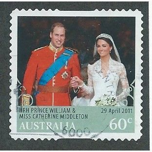 AUS 2011 60c (S/A) 'ROYAL WEDDING' FINE USED (EBID36-055)