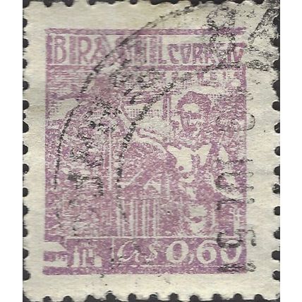 BRAZIL, Steel Industry, violet 1946, 0.60cruz, #3