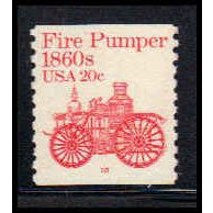 1908 20c Fire Pumper Very Fine MNH Dry Gum CNS 10 PA5716