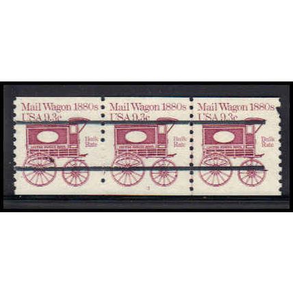 1903a 9.3c Mail Wagon Very Fine MNH Dry Gum PNC 3/3 Gap 1R PA2349
