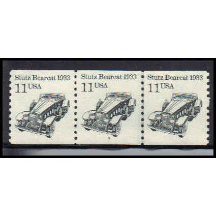 2131 11c Stutz Bearcat Very Fine MNH Dry Gum PNC 3/3 PA2625