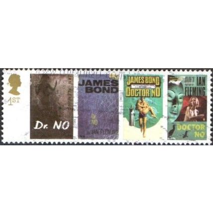 2008 Birth Cent. Ian Fleming, Author James Bond. 1st Value. Doctor No. Fine Used