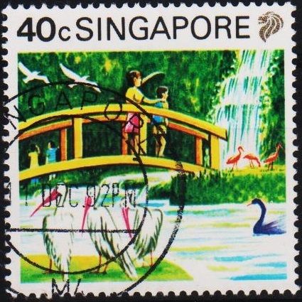 Singapore. 1990 40c S.G.630 Used