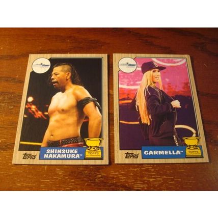2017 Topps, WWE Rookie Cup, 7- Cards, CARMELLA/BAYLEY, ++