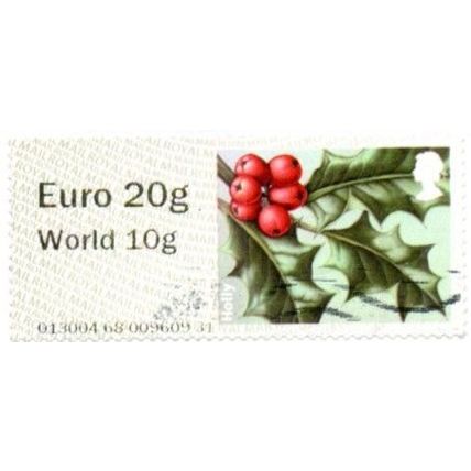 2014 Post & Go. Euro 20g World 10g. Holly MA14 Type IIA. Unfranked. On Piece