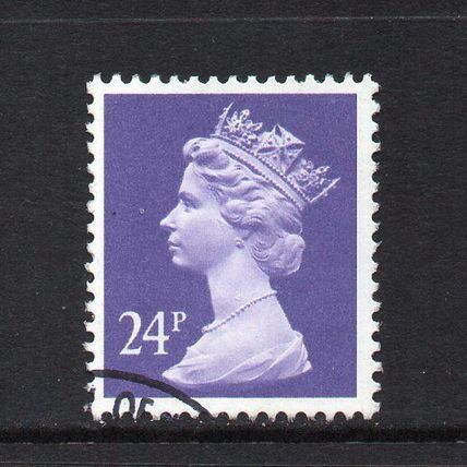 Elizabeth II - 1984 - 24p Violet (sg X967) Used
