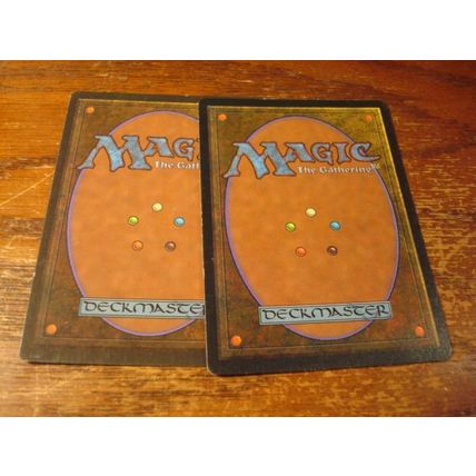 Magic The Gathering, MTG, 2-Cards, 1994, SVYELUNITE TEMPLE, ex/nm