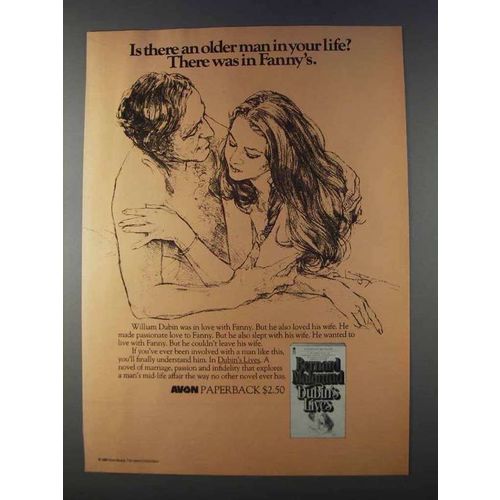 1980 Avon Dublin's Live Novel by Bernard Malamud Ad