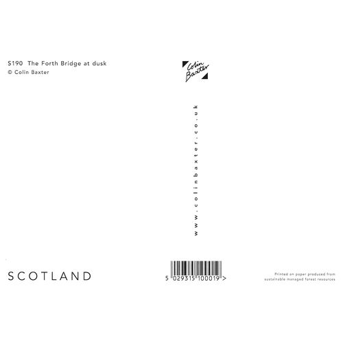 2) S190: The Forth Bridge at dusk.