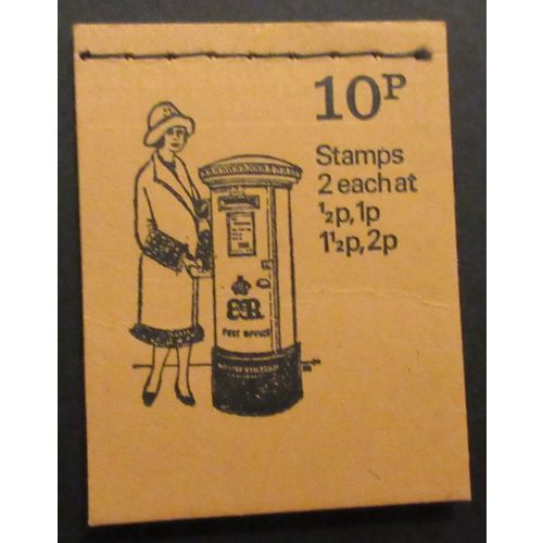 10p Stitched Booklet DN59 April 1973