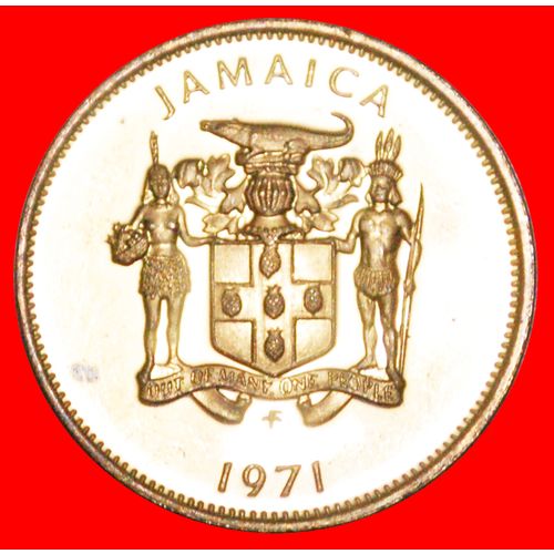 USA (1971-1975): JAMAICA ★ 1 CENT 1971 PROOF! LOW START ★ NO RESERVE!
