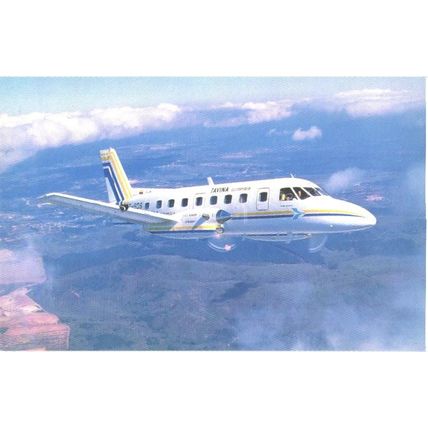 Aviation; passenger aircraft; EMBRAER EMB-110P1 Bandeirante, Tavina-Colombia
