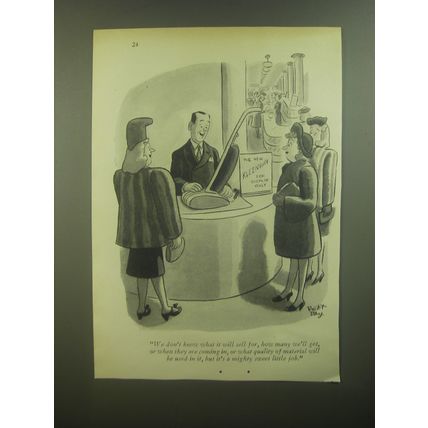 1946 Cartoon by Robert James Day - We don't know what it will sell for