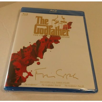 The Godfather Trilogy Collection Coppola Restoration (Blu-ray)NEW-S&H w/Tracking