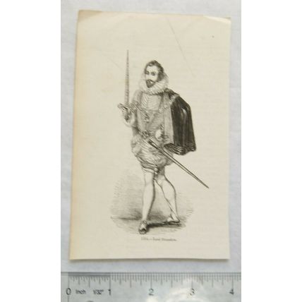 1860s engraving - Lord Hudson