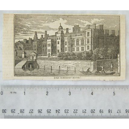 c1830s engraving - Old Somerset House