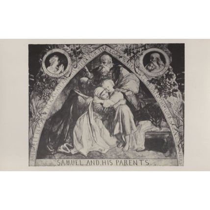 Samuel & His Parents Religious Real Photo Postcard