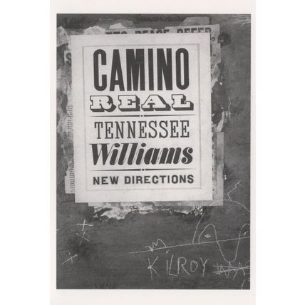 Camino Real Tennessee Williams 1953 Book Postcard