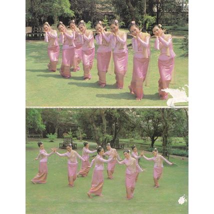 Thailand Finger Nail Dance Dancing 2x Postcard s