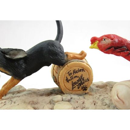 Schmid RFD America by Lowell Davis, Makin Tracks, 225238, Dog/Turkey HAND SIGNED