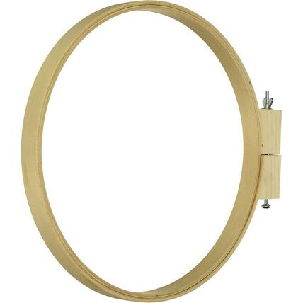 Darice 1Piece, 10 inch, Round Wooden Embroidery Hoop