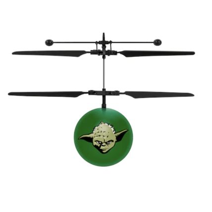 Star Wars Yoda Licensed Infrared Flying UFO Helicopter Ball