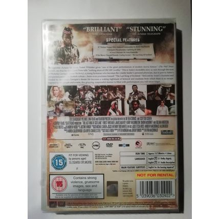 The Last King Of Scotland - DVD Forest Whitaker, Gillian Anderson, James McAvoy